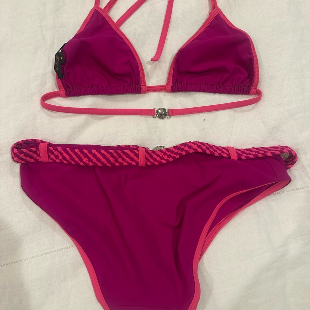 Louis Vuitton Fuchsia and Coral Bikini - Picture 4 of 4